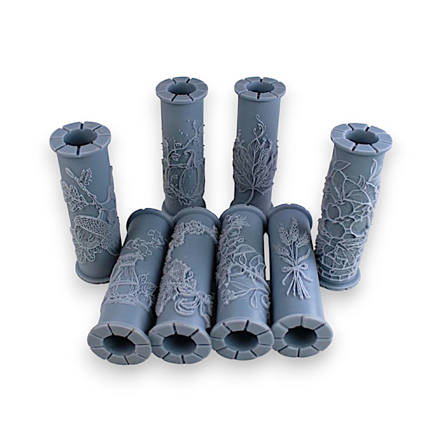 Autumn Clay Texture Roller Set #01 - Autumn Harvest and Fall Foliage (4