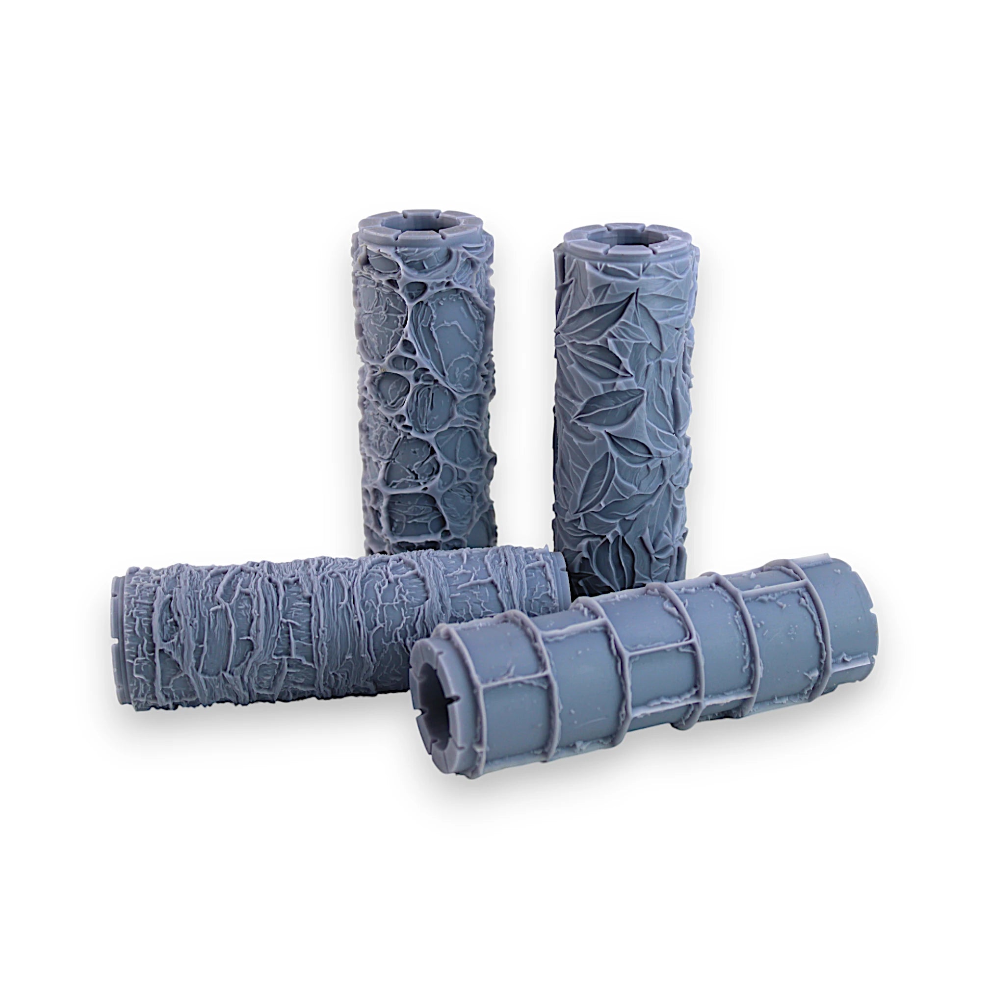 Seamless Clay Texture Roller Set #01 - Natural & Timeless Patterns (4