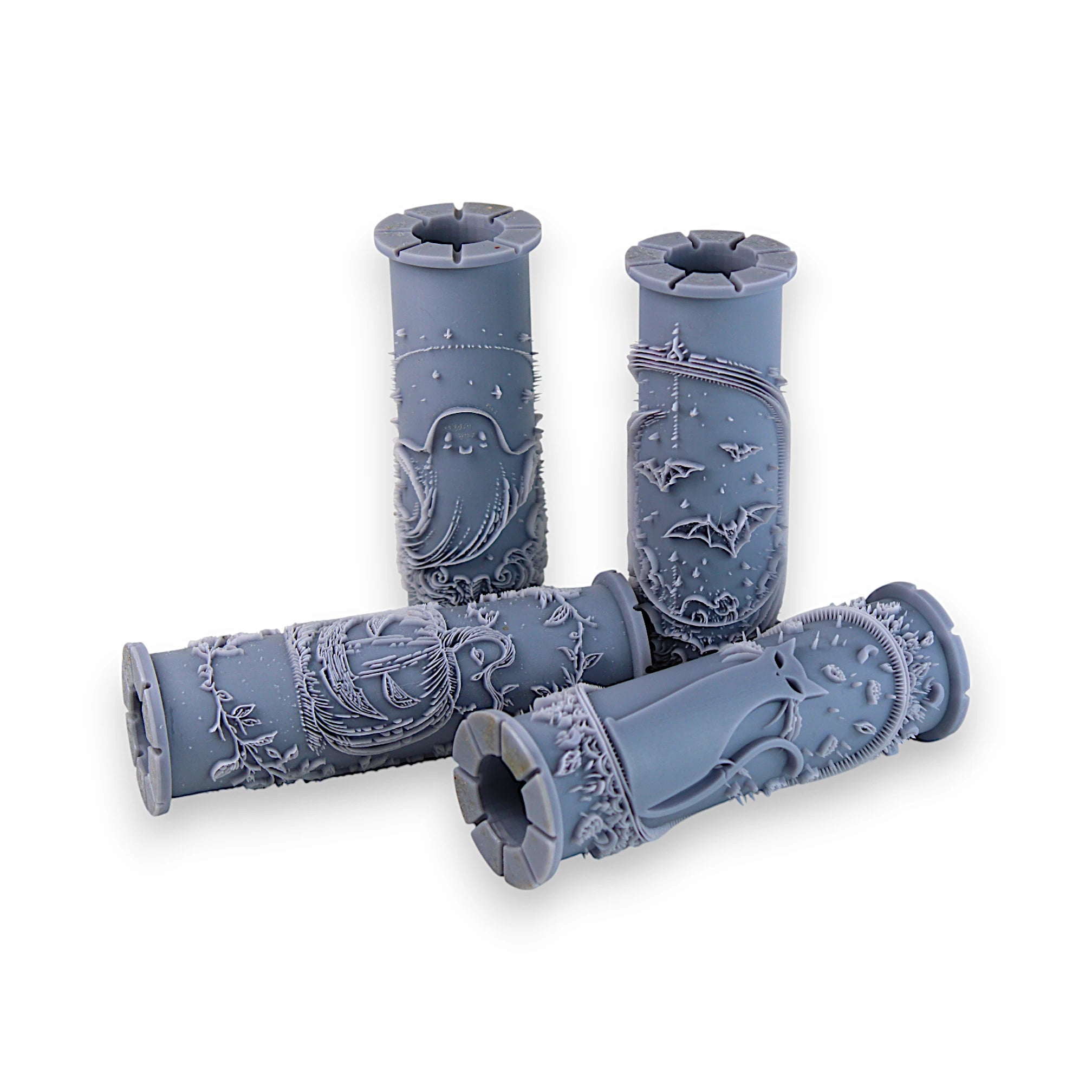 Halloween Clay Texture Roller Set #01 - Spooky Smiles and Wicked Wonders (4