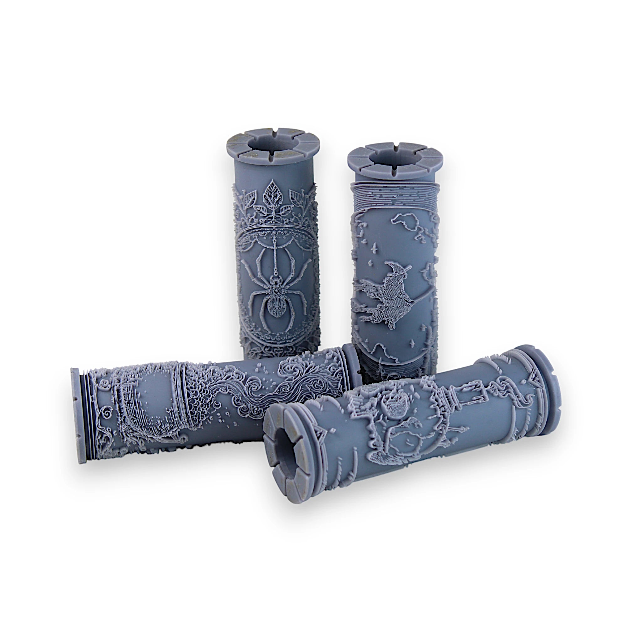 Halloween Clay Texture Roller Set #01 - Spooky Smiles and Wicked Wonders (4