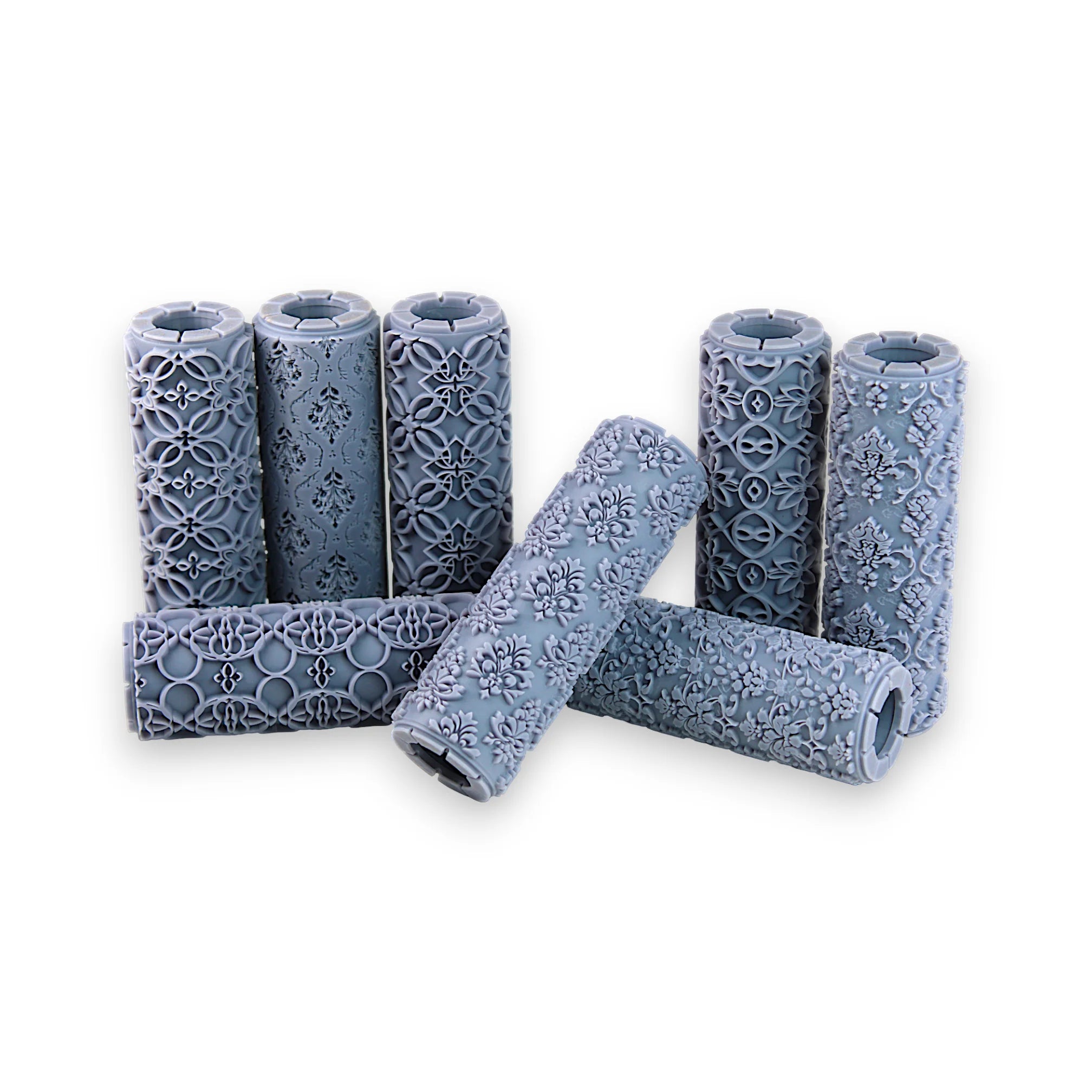 Seamless Set #06 - Classic Damask and Architectural Lattice