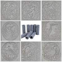 Bird Clay Texture Roller Set #02 - Songbird & Waterbird (4