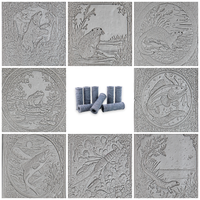 Freshwater Clay Texture Roller Set #01 - Forest Life & Understream (4