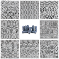 Geometric Texture Roller Set #01 - Terra Construct and Diamond Stack