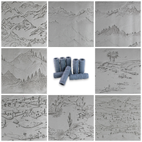 Landscape Set #01 - Alpine Sketches and Desert Horizons