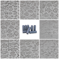 Ocean Set #02 - Schooling Fish and Seascape Swimmers