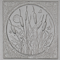 Flower Clay Texture Roller Set #02 - Cottage Blooms & Water's Edge Flowers (4")