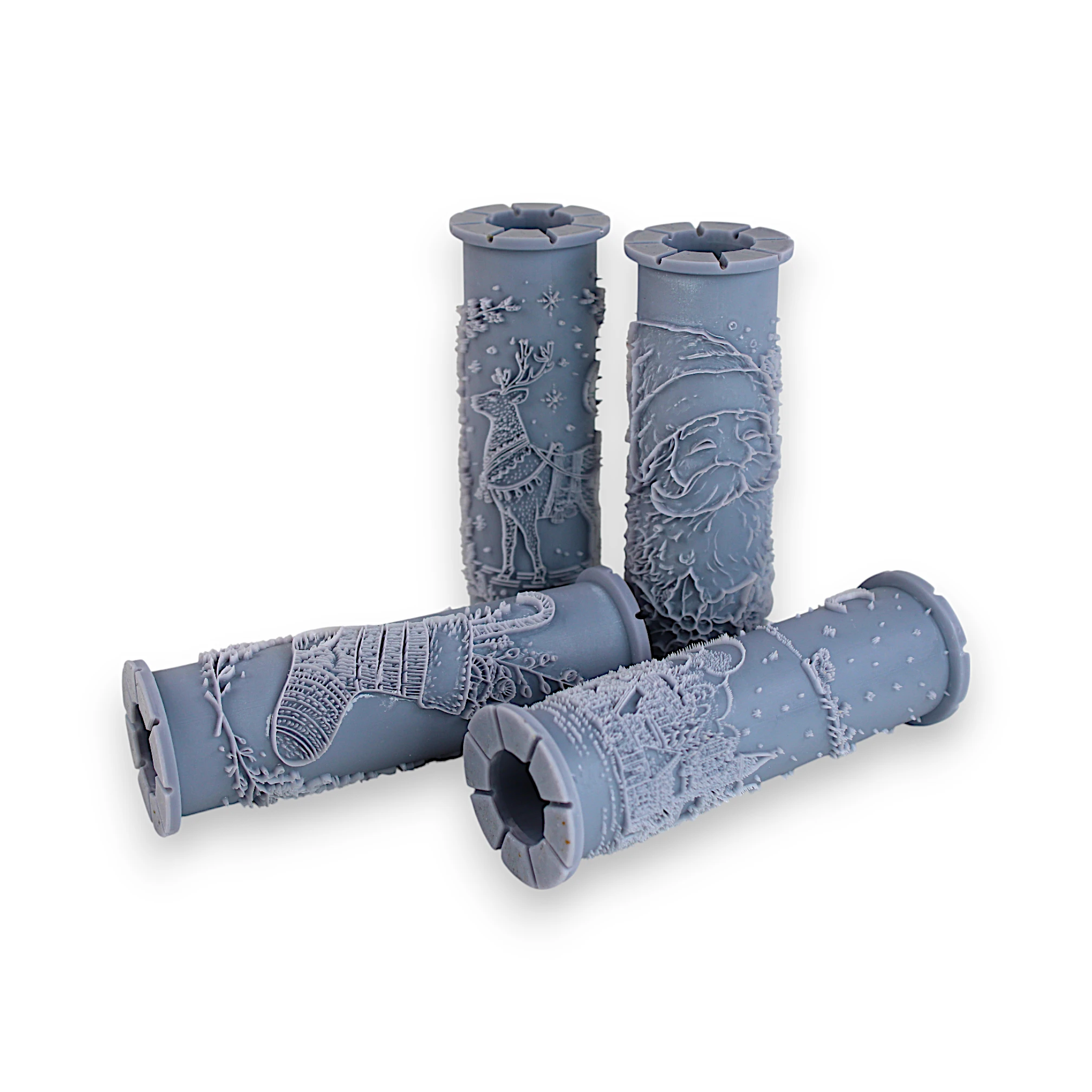 Christmas Clay Texture Roller Set #01 - Christmas Classics and Holiday Magic (4