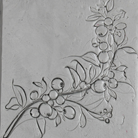 Autumn Clay Texture Roller Set #01 - Autumn Harvest and Fall Foliage (4")