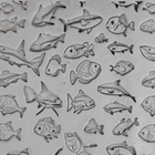 Single Rollers / Aquatic Mix / 4