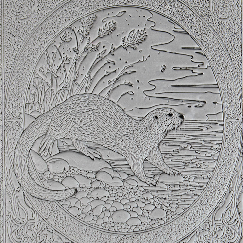 River Otter Roller — clay texture roller
