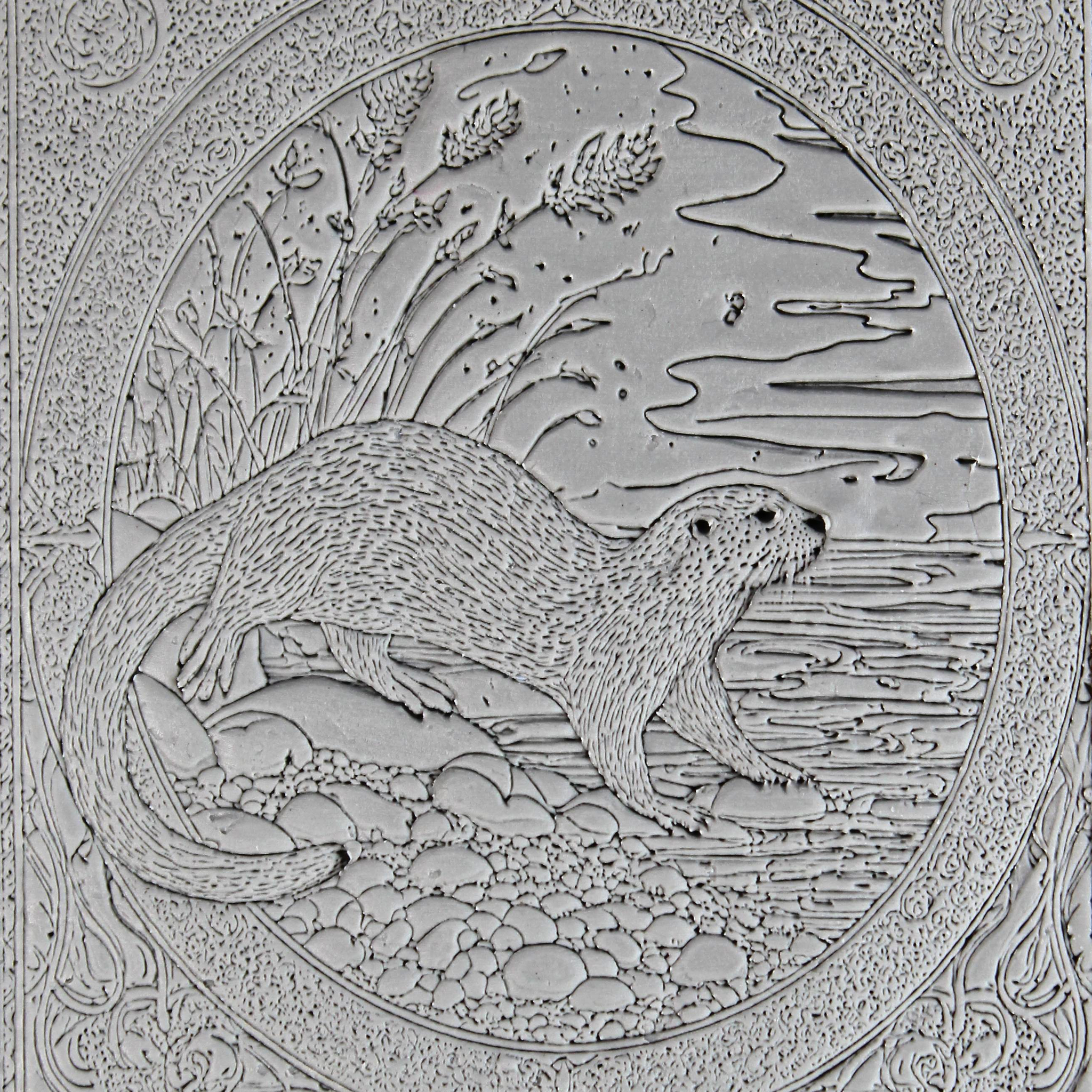 Freshwater Clay Texture Roller Set #01 - Forest Life & Understream (4