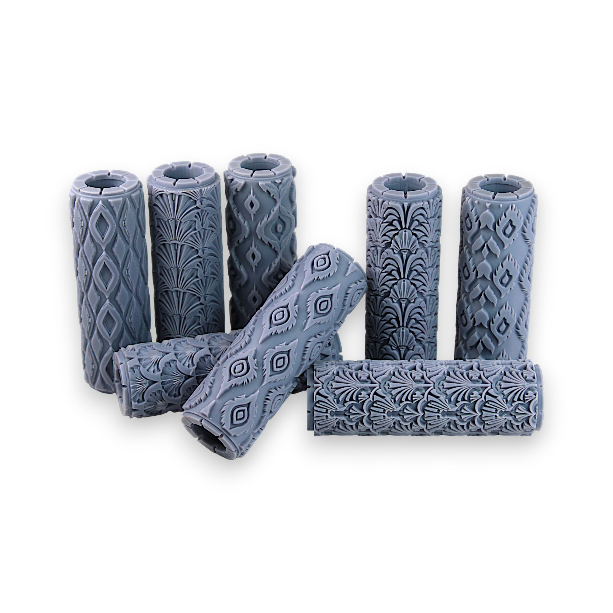 Seamless Set #04 - Modern Ikat and Deco Fan