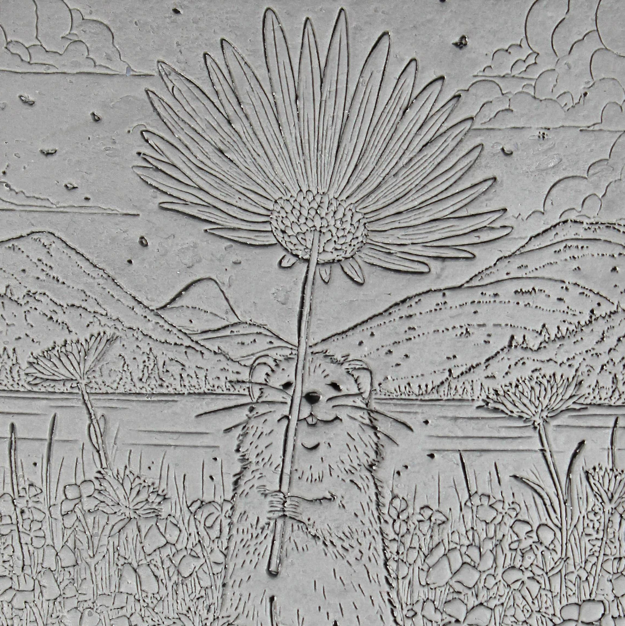 Storybook Clay Texture Roller Set #01 - Cozy Critters and Windy Weather (4