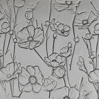 Seamless Meadow Clay Texture Roller Set #01 - Field and Forest & Floral Foliage (4")
