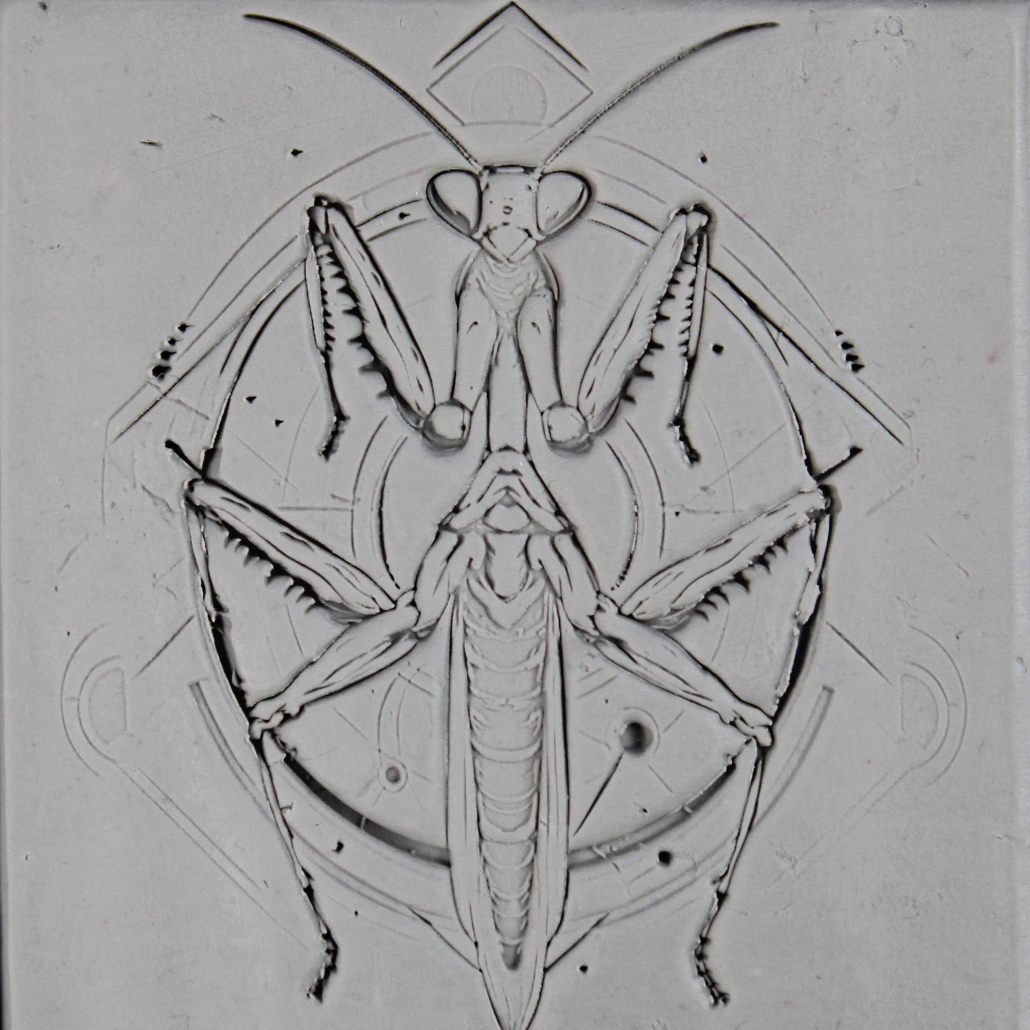 Insect Clay Texture Roller Set #01 - Enchanted & Familiar Insects (4