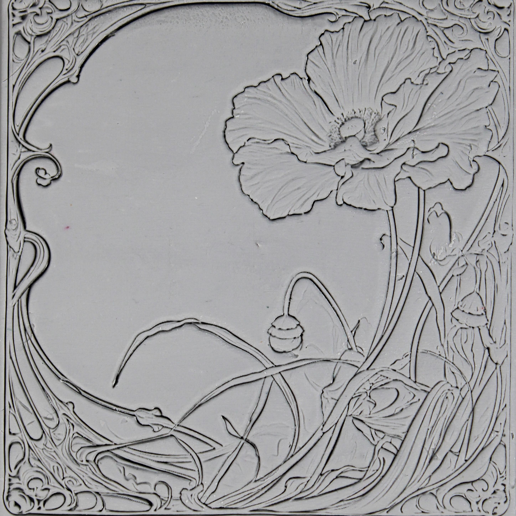 Flower Clay Texture Roller Set #02 - Cottage Blooms & Water's Edge Flowers (4