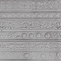 Seamless Border Clay Texture Roller Set #01 - Celtic Knotwork & Garden Reverie (4")