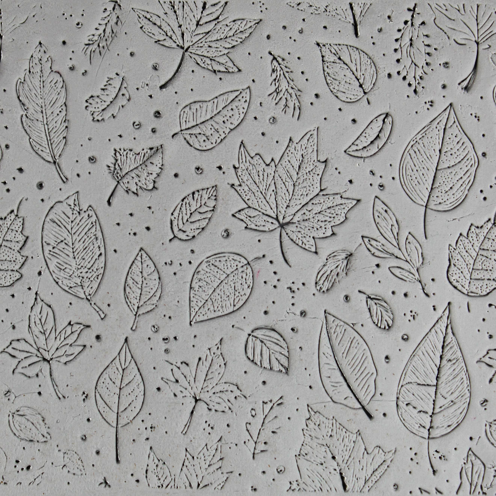 Seamless Meadow Clay Texture Roller Set #01 - Field and Forest & Floral Foliage (4