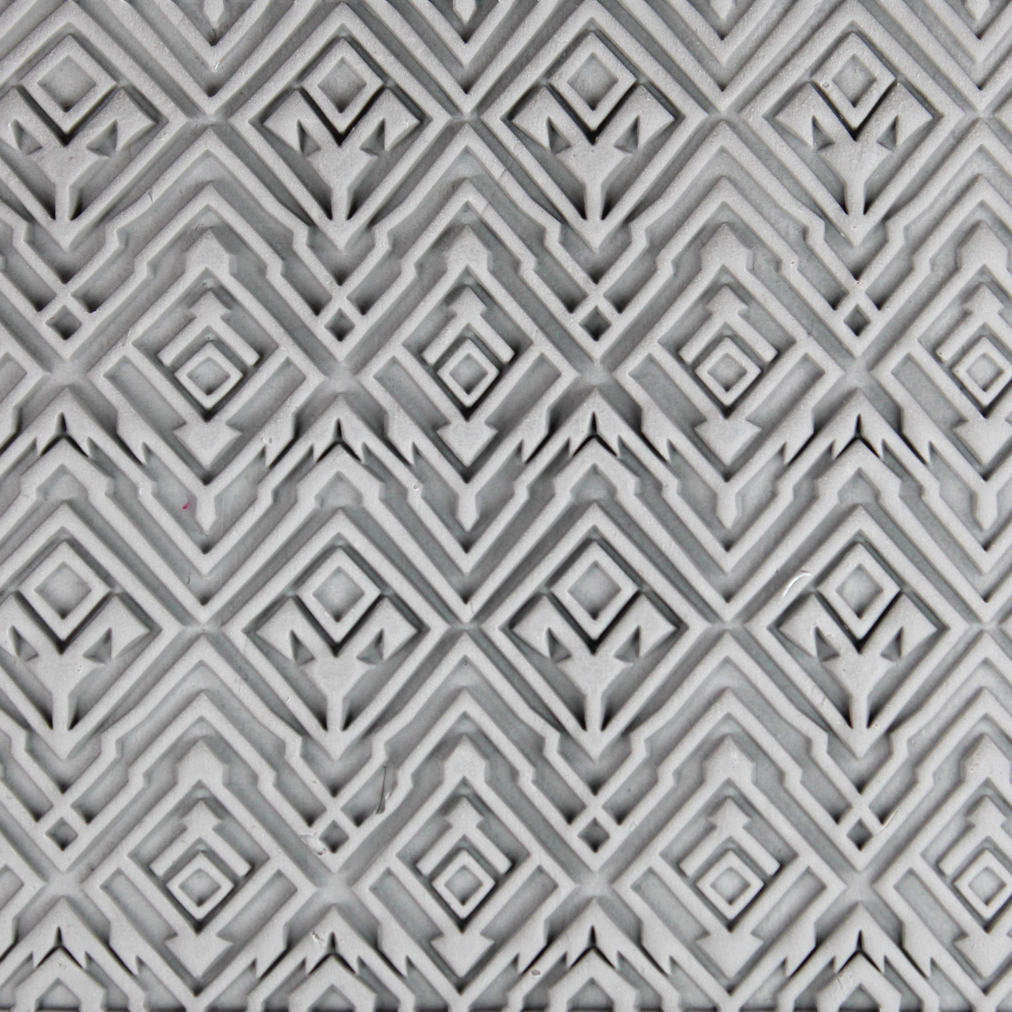 Geometric Texture Roller Set #01 - Terra Construct and Diamond Stack