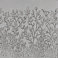 Seamless Meadow Clay Texture Roller Set #01 - Field and Forest & Floral Foliage (4")