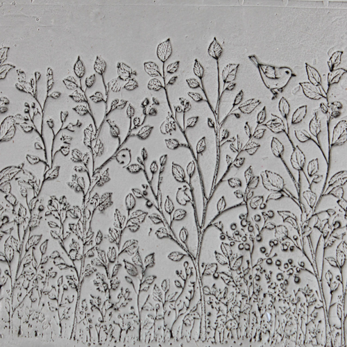 Seamless Meadow Clay Texture Roller Set #01 - Field and Forest & Floral Foliage (4")