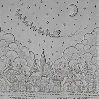 Christmas Clay Texture Roller Set #01 - Christmas Classics and Holiday Magic (4")