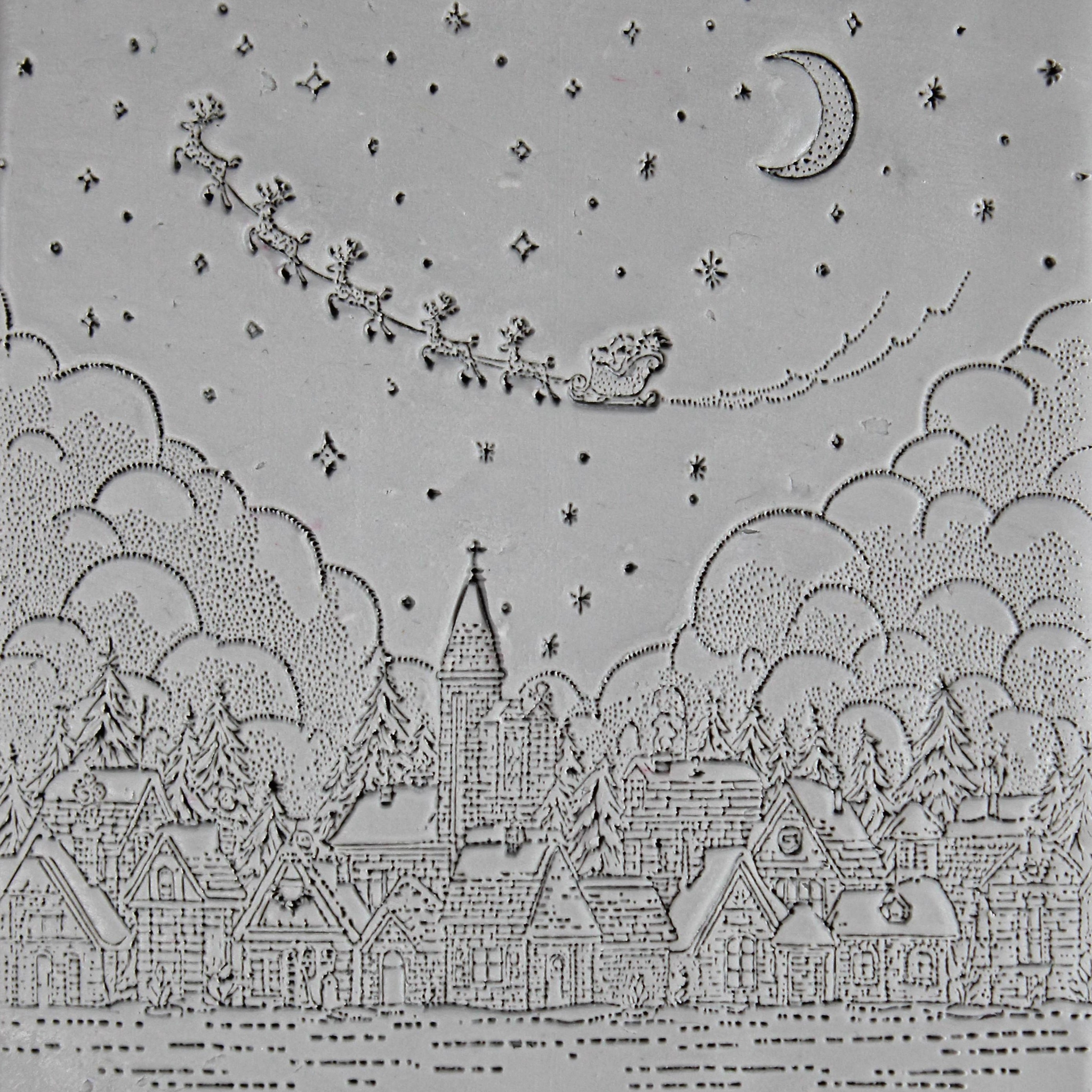 Christmas Clay Texture Roller Set #01 - Christmas Classics and Holiday Magic (4