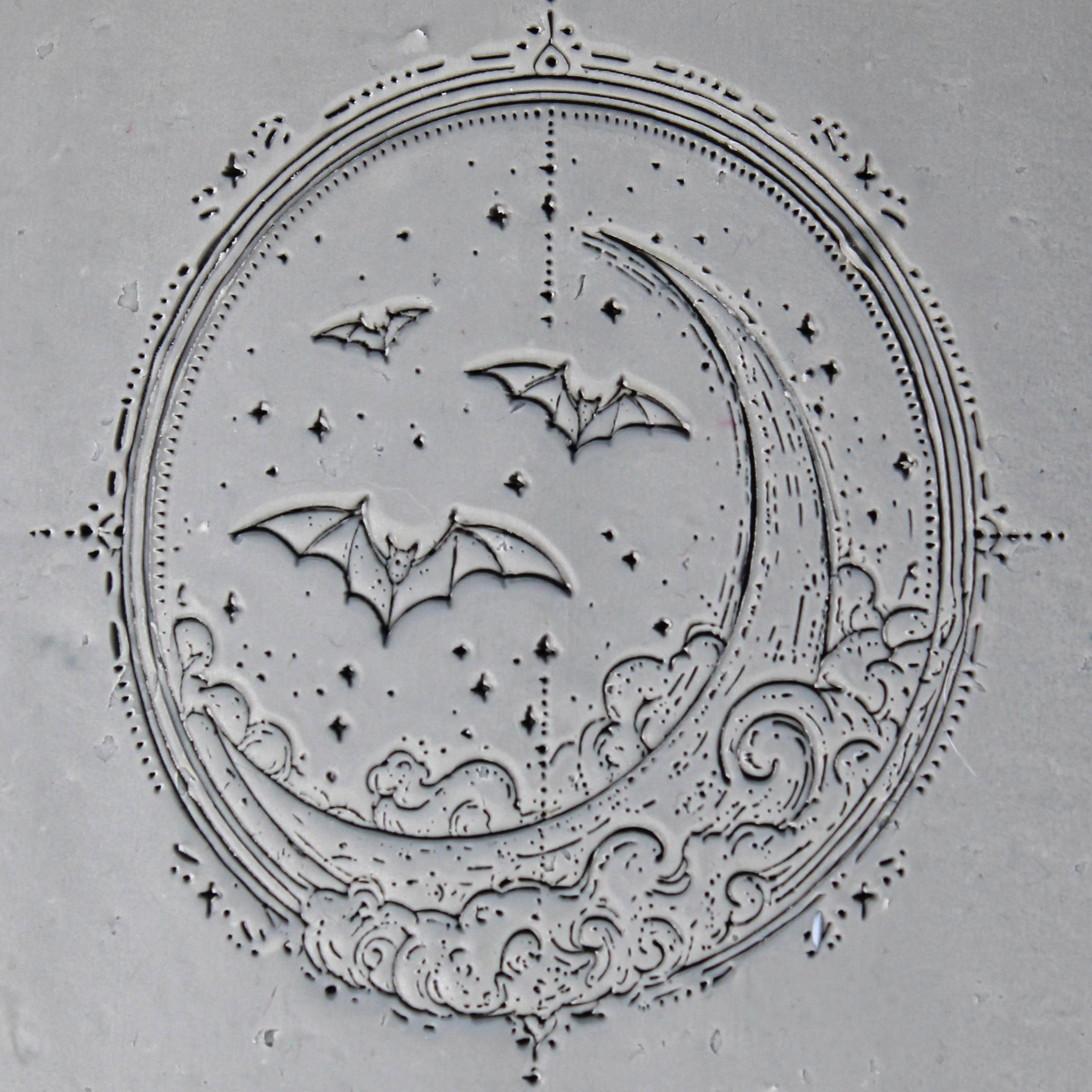 Halloween Clay Texture Roller Set #01 - Spooky Smiles and Wicked Wonders (4