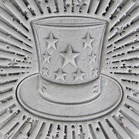 America Clay Texture Roller Set #01 - Stars & Stripes and Americana Icons (4")
