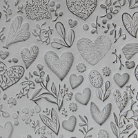 Heart Texture Roller Set #01 - Baroque Romance and Ornamental Hearts