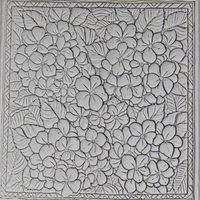 Flower Clay Texture Roller Set #02 - Cottage Blooms & Water's Edge Flowers (4")