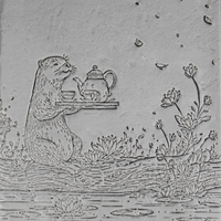 Storybook Clay Texture Roller Set #01 - Cozy Critters and Windy Weather (4")