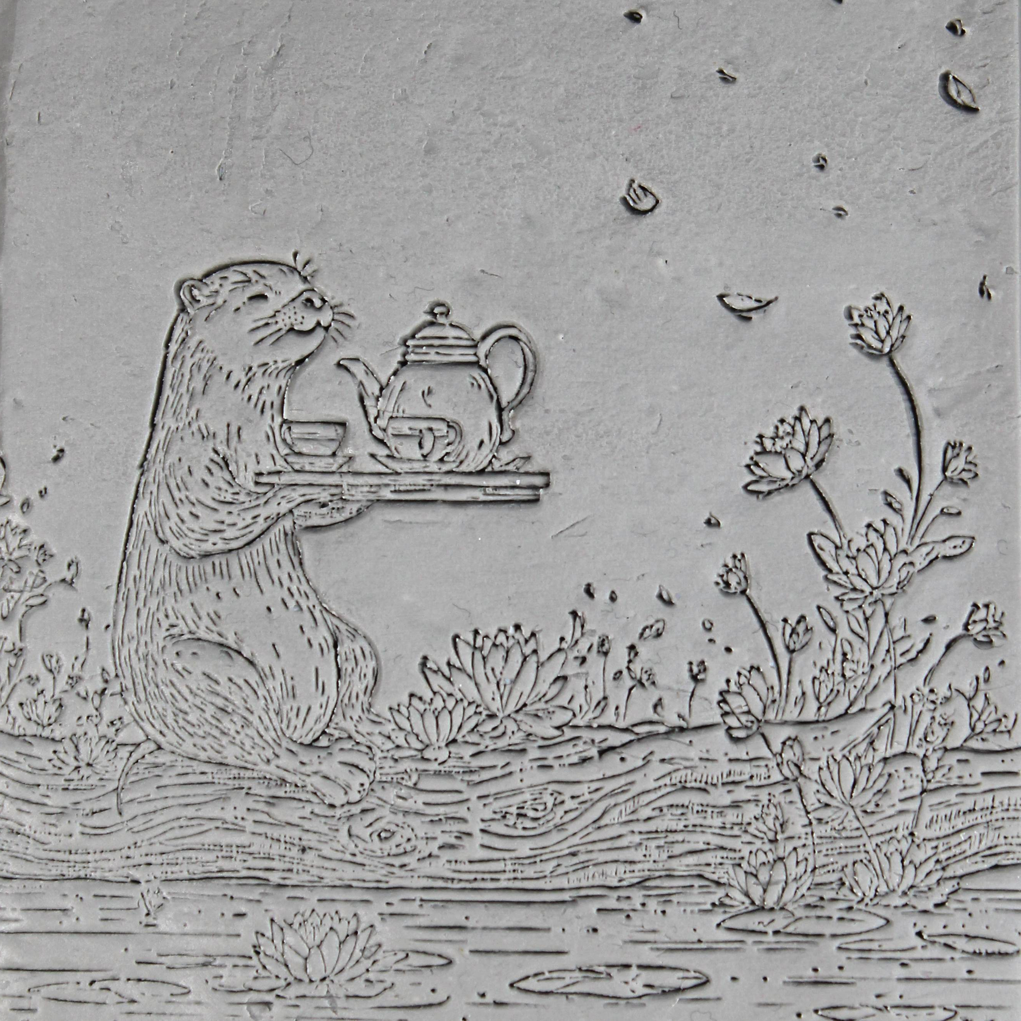 Storybook Clay Texture Roller Set #01 - Cozy Critters and Windy Weather (4