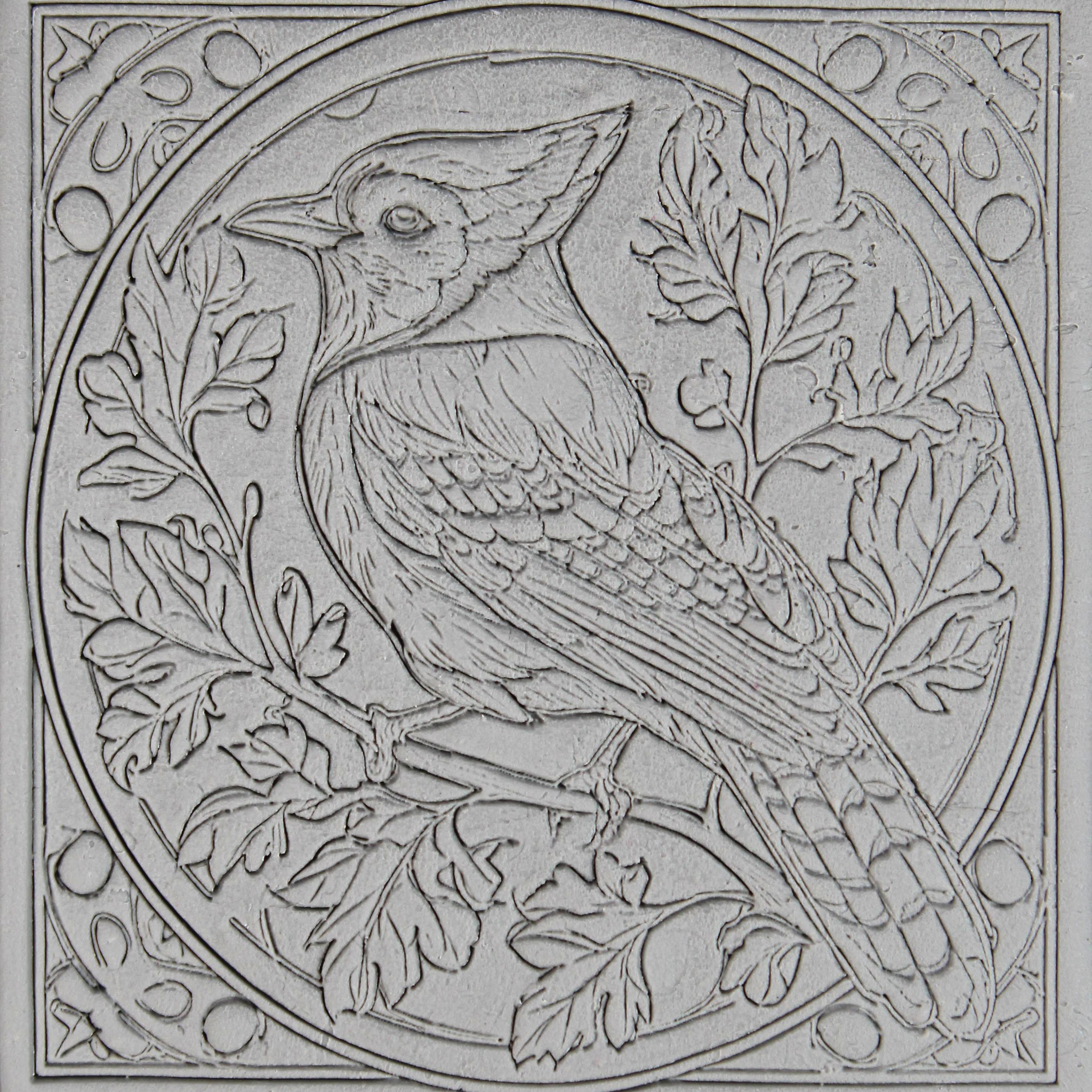 Bird Clay Texture Roller Set #02 - Songbird & Waterbird (4