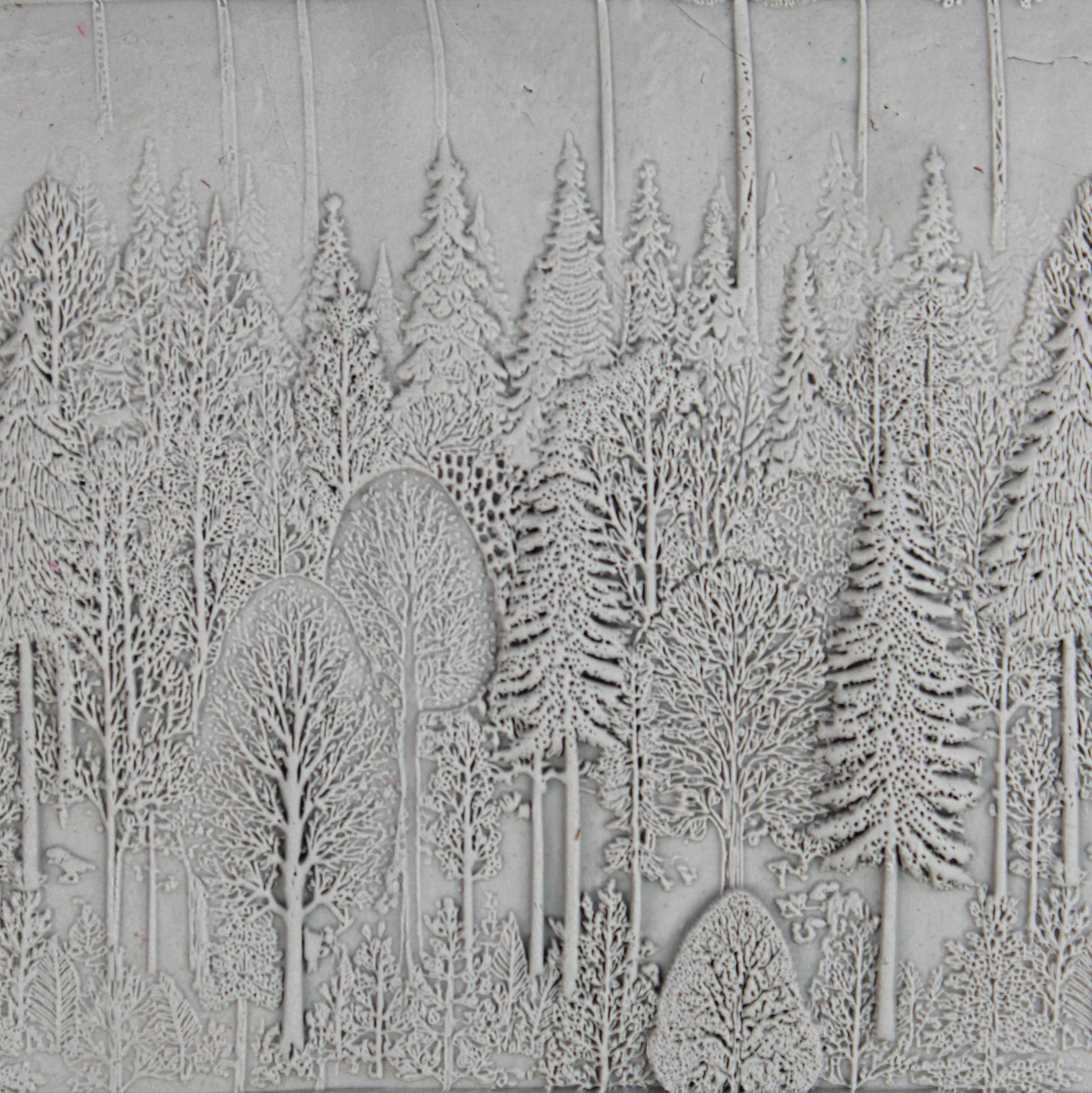 Seamless Meadow Clay Texture Roller Set #01 - Field and Forest & Floral Foliage (4