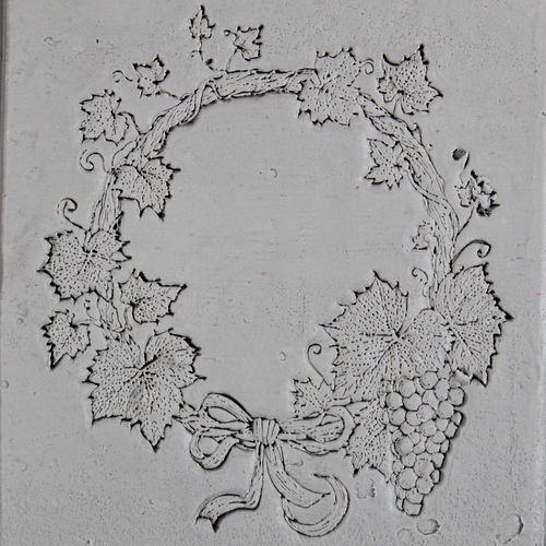 Grape Vine Wreath Roller — clay texture roller