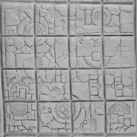 Tabletop Clay Texture Roller Set #01 - Sci-Fi & Fantasy (4")