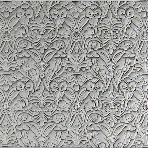 Baroque Flowers Roller — clay texture roller