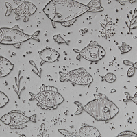 Ocean Set #02 - Schooling Fish and Seascape Swimmers