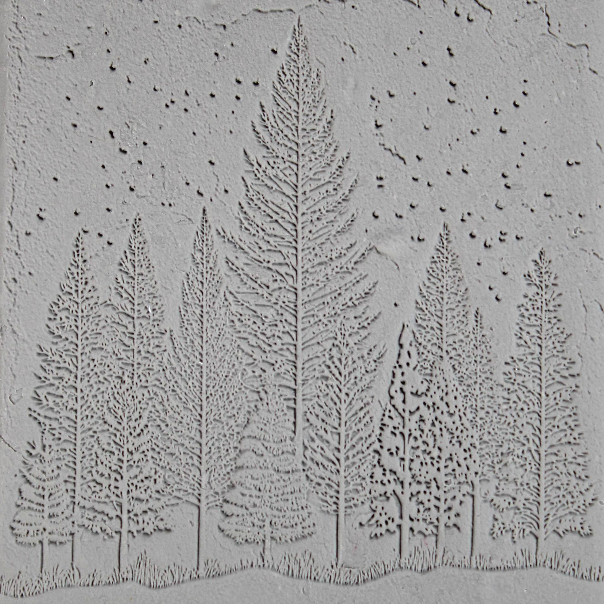 Winter Clay Texture Roller Set #01 - Winter Woods & Frosty Retreat (4