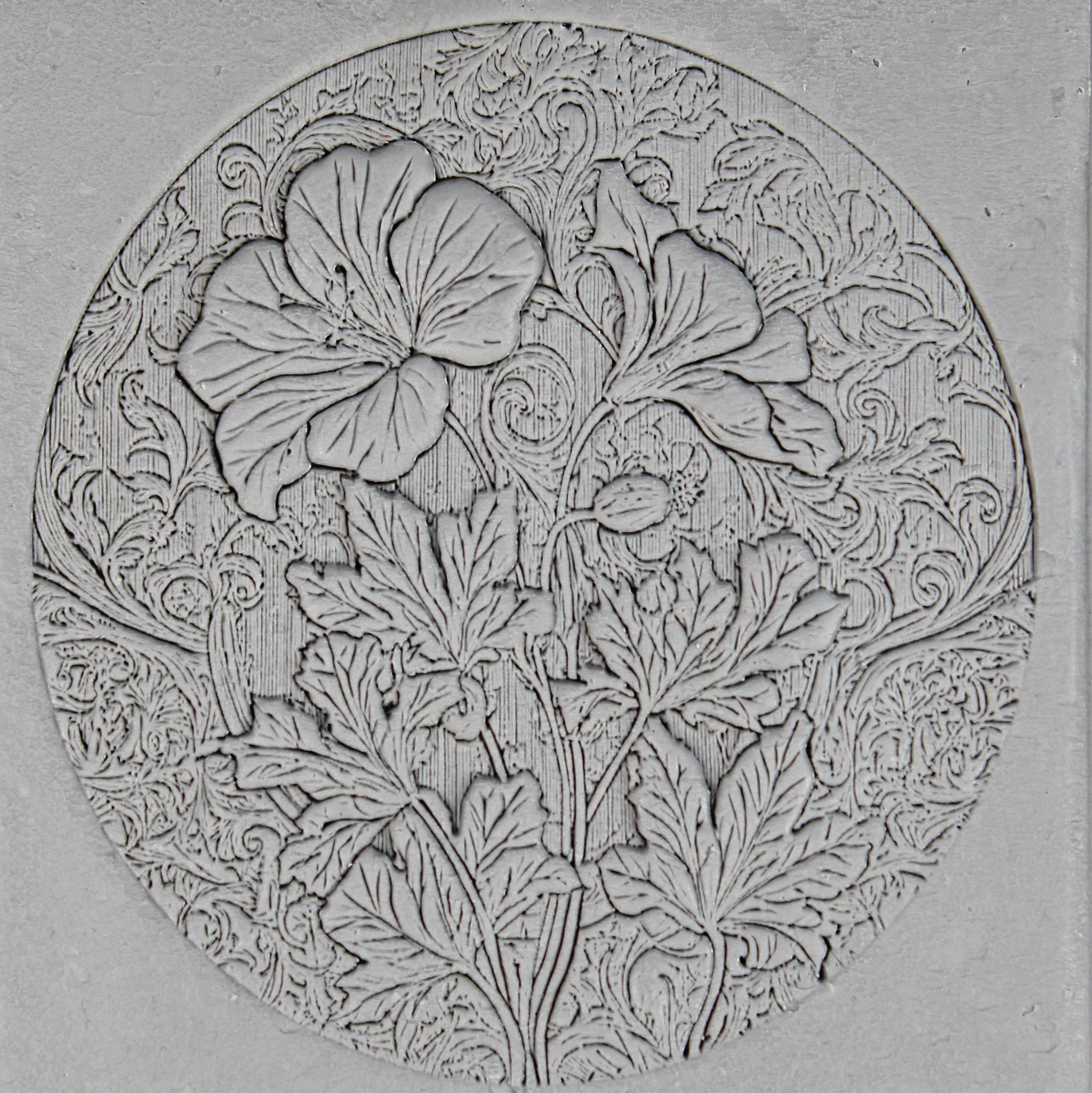 Flower Clay Texture Roller Set #02 - Cottage Blooms & Water's Edge Flowers (4