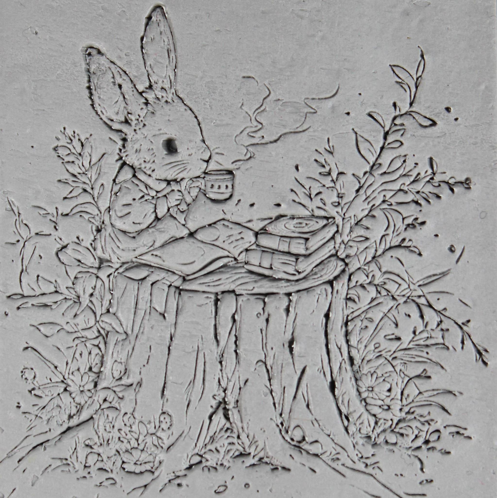 Storybook Clay Texture Roller Set #01 - Cozy Critters and Windy Weather (4