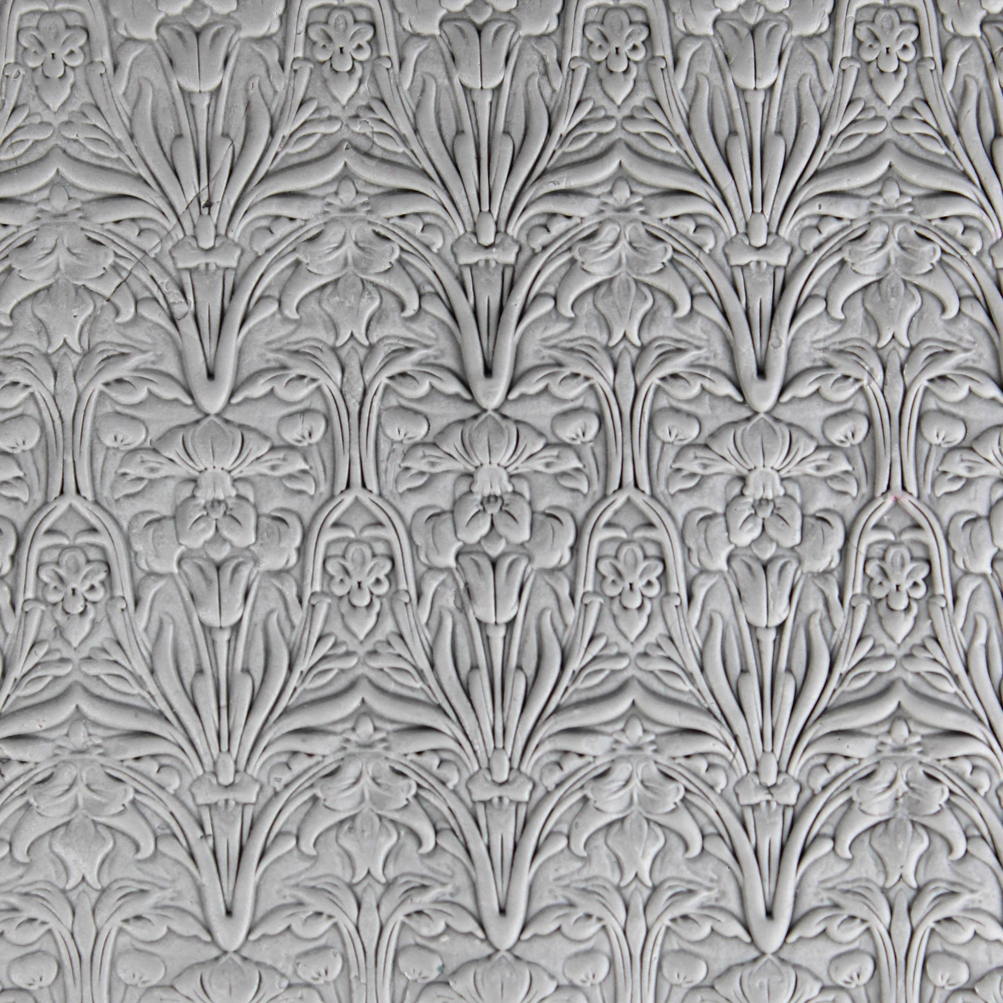 Seamless Clay Texture Roller Set #03 - Nouveau Garden & Geometric Bloom (4