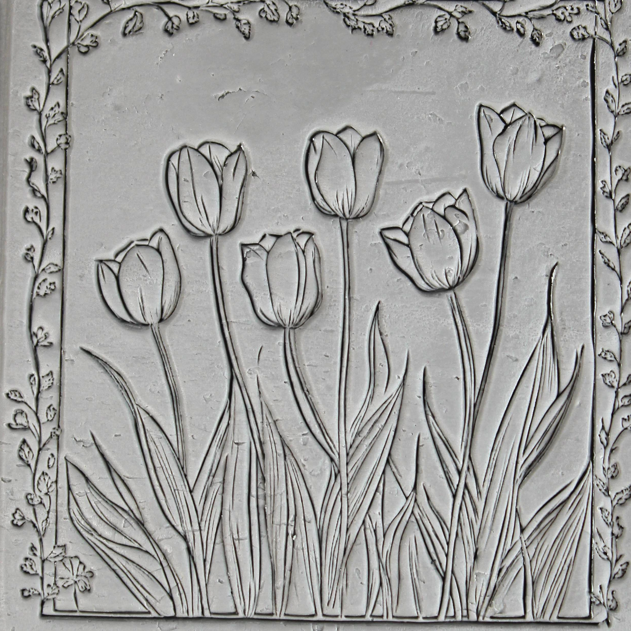 Flower Clay Texture Roller Set #01 - Garden & Exotic Flowers (4