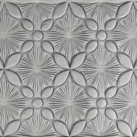 Seamless Clay Texture Roller Set #03 - Nouveau Garden & Geometric Bloom (4")