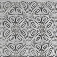 Seamless Clay Texture Roller Set #03 - Nouveau Garden & Geometric Bloom (4")