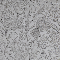 Seamless Ocean Clay Texture Roller Set #01 - Coastal Creatures & Shells and Seafloor (4")