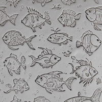 Ocean Set #02 - Schooling Fish and Seascape Swimmers