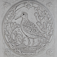 Bird Clay Texture Roller Set #02 - Songbird & Waterbird (4")